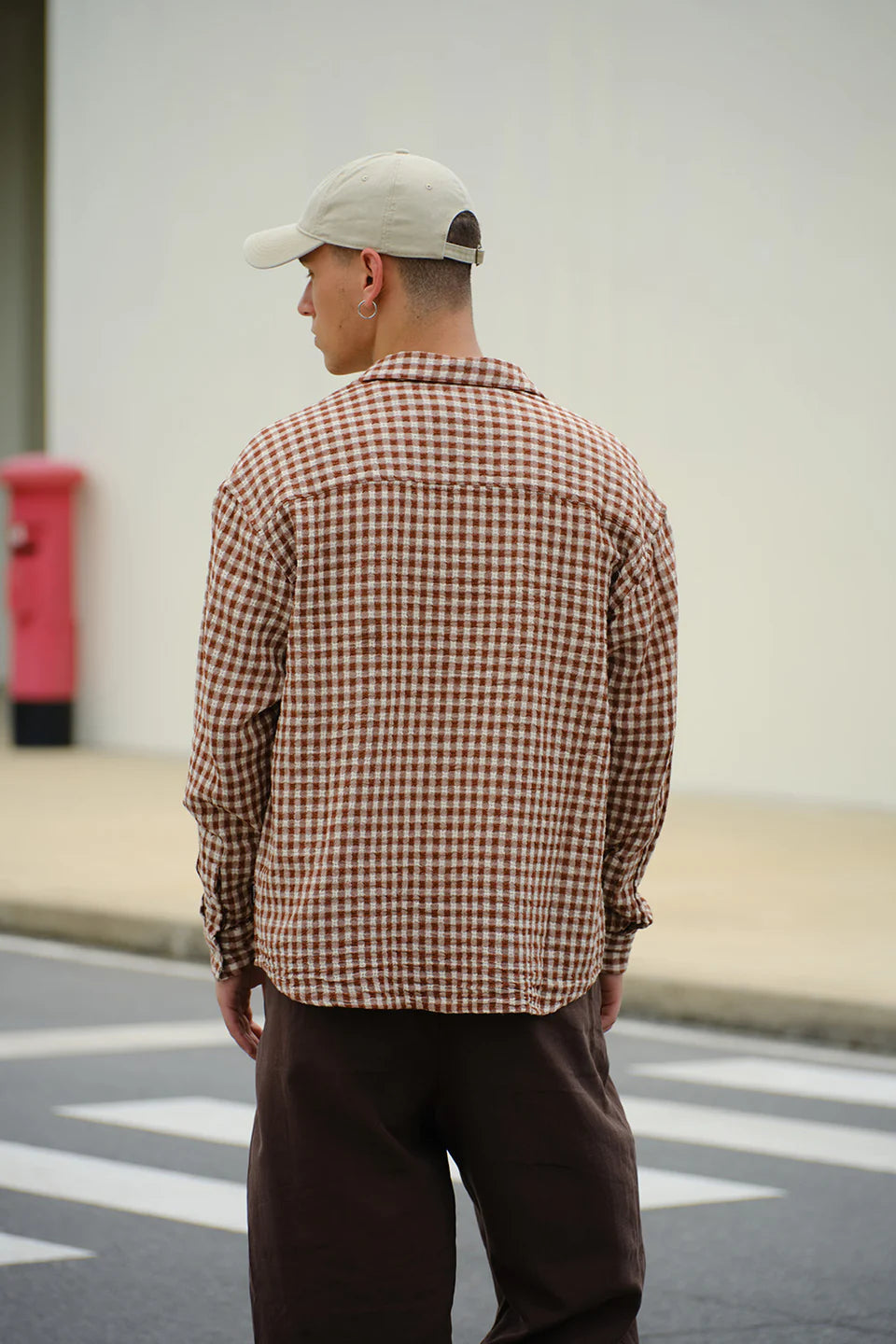 Espresso Grid Shirt