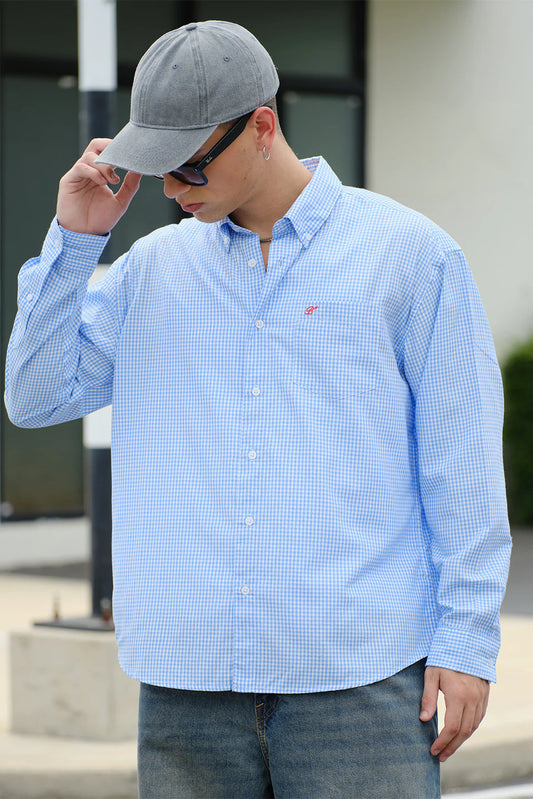 Picnic Blue Checkered Shirt