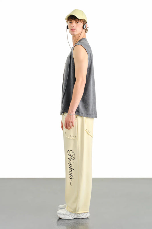 Studplay Off White Pants